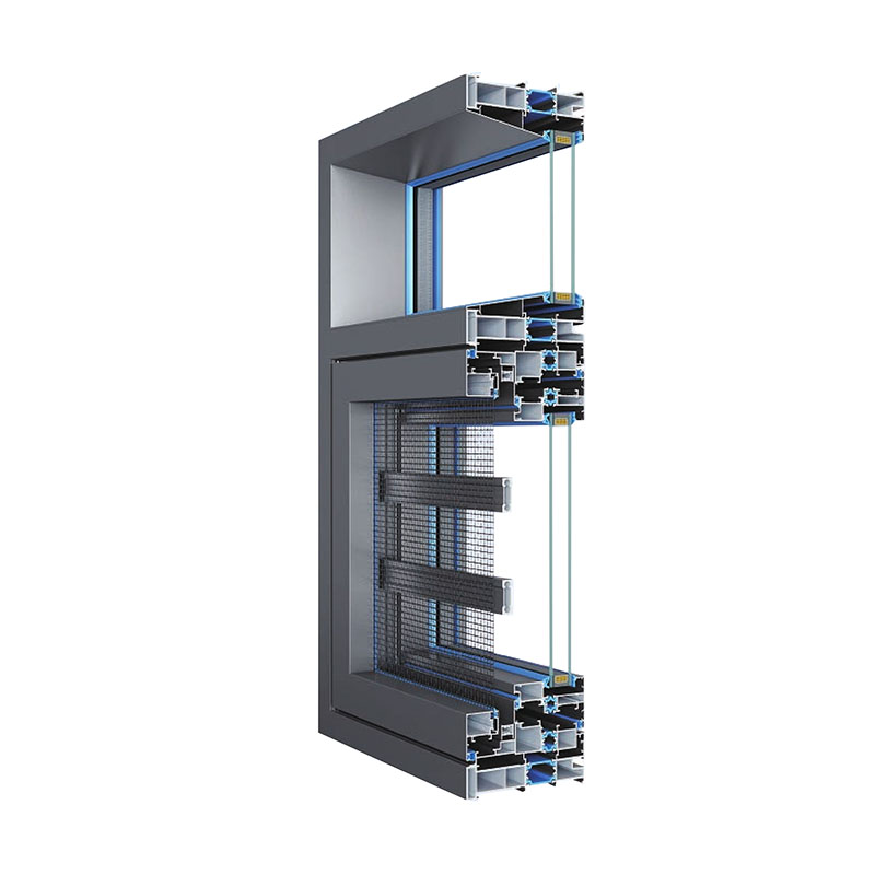 Amerikansk stil Micro Seam Broken Bridge Casement Window
