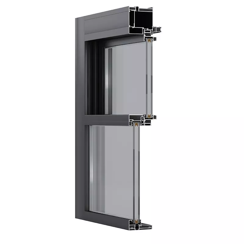 Elektriskt dubbel aluminiummarkisfönster